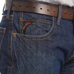 Ariat Men's FR M3 Loose Basic Stackable Jean 12 Ariat Men's FR M3 Loose Basic Stackable Jean -Western Cowboy Equipment 10014450 03