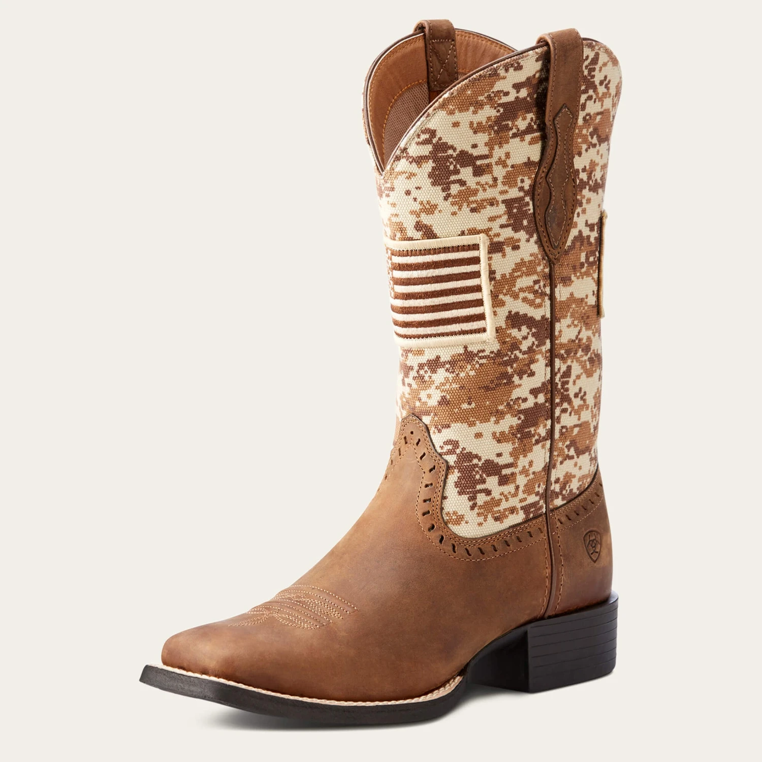 Ariat Women's Brown/Camo Patriotic Boots 3 Ariat Women's Brown/Camo Patriotic Boots