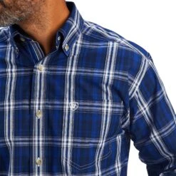 Ariat Men's Pro Series Burke Classic Fit Button Down 7 Ariat Men's Pro Series Burke Classic Fit Button Down -Western Cowboy Equipment 10041758 01