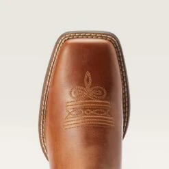 Ariat Women's Round Up Brown/Turquoise Square Toe Boots 14 Ariat Women's Round Up Brown/Turquoise Square Toe Boots -Western Cowboy Equipment 10042534 toe warm