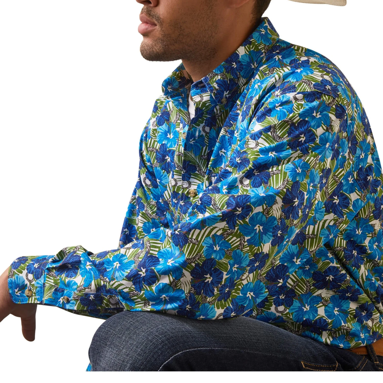 Ariat Men's Landon Hawaiian Print 6 Ariat Men's Landon Hawaiian Print - Image 4
