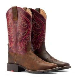 Ariat Women's Round Up For Wide Calves 17 Ariat Women's Round Up For Wide Calves -Western Cowboy Equipment 10044433 pair