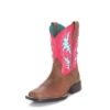 Ariat Kid's Brown And Hot Pink VentTek Square Toe Boots 1 Ariat Kid's Brown And Hot Pink VentTek Square Toe Boots -Western Cowboy Equipment 103389 ariat kids boots 10031489 brn pnk youth ventek 1 jpeg