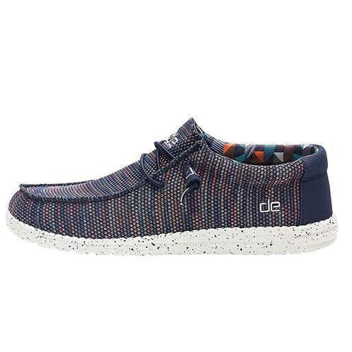 Heydude Hey Dude Blue And Orange Wally Casual Shoe 3 Heydude Hey Dude Blue And Orange Wally Casual Shoe