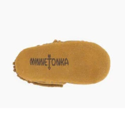 Taupe Suede Infant Minnetonka Moccasin 8 Taupe Suede Infant Minnetonka Moccasin -Western Cowboy Equipment 1167 3
