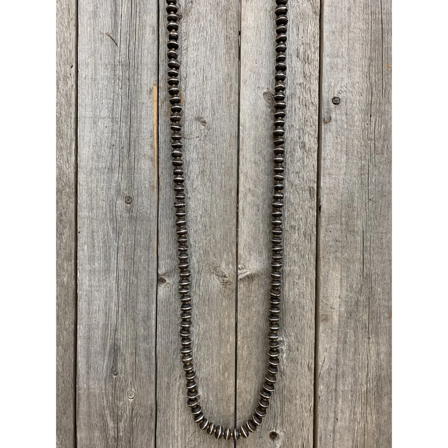 J.Forks Designs Wood W/Silver Inlay Wrap Necklace 3 J.Forks Designs Wood W/Silver Inlay Wrap Necklace