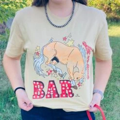 Let'er Buck Bar Bronc Tee
