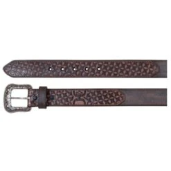 Hooey Brown Geometric Belt