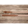Texas Saddlery Tan/Brown Buckstitch Belt -Western Cowboy Equipment 1w237c