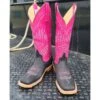 Anderson Bean Black/Pink Oiled Shark Boots 2 Anderson Bean Black/Pink Oiled Shark Boots -Western Cowboy Equipment 20220523 143921
