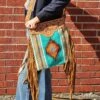American Darling Winter Green Aztec Fringe Bag -Western Cowboy Equipment 20230209 135309