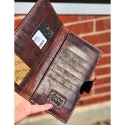 American Darling Turquoise Tooled Leather Wallet -Western Cowboy Equipment 20230215 123335