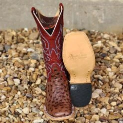 Macie Bean Full Quill Tobacco Ostrich Boot -Western Cowboy Equipment 20230220 154853