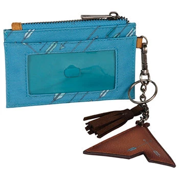 Turquoise Mini ID Holder With Arrows 3 Turquoise Mini ID Holder With Arrows