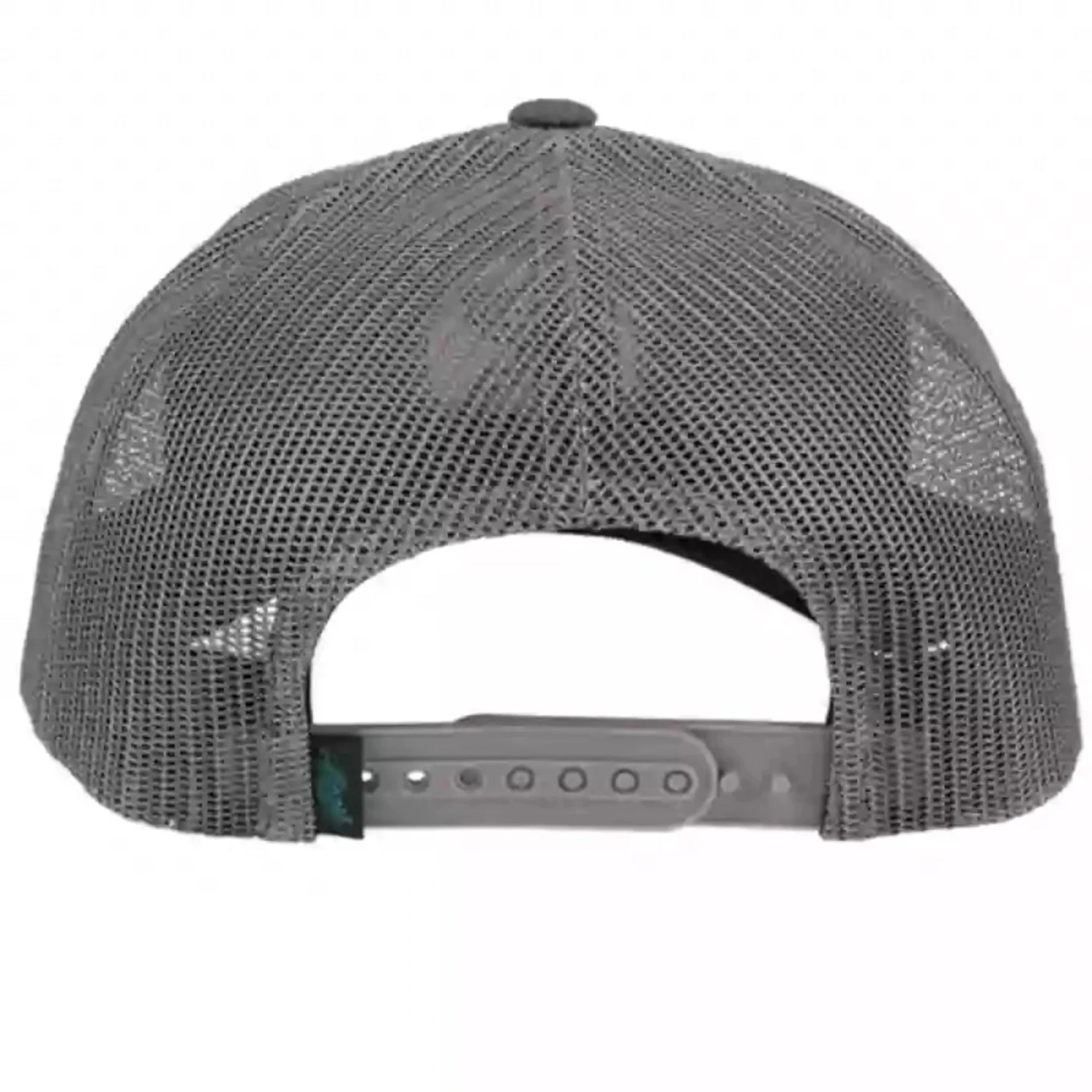 Hooey Mid Profile Grey Cap-Turq Hooey O Logo 5 Hooey Mid Profile Grey Cap-Turq Hooey O Logo - Image 3