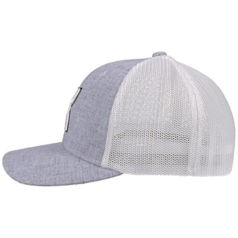 Hooey Mid Profile Lt. Blue/White Cap-White Hooey Up Patch 4 Hooey Mid Profile Lt. Blue/White Cap-White Hooey Up Patch - Image 2