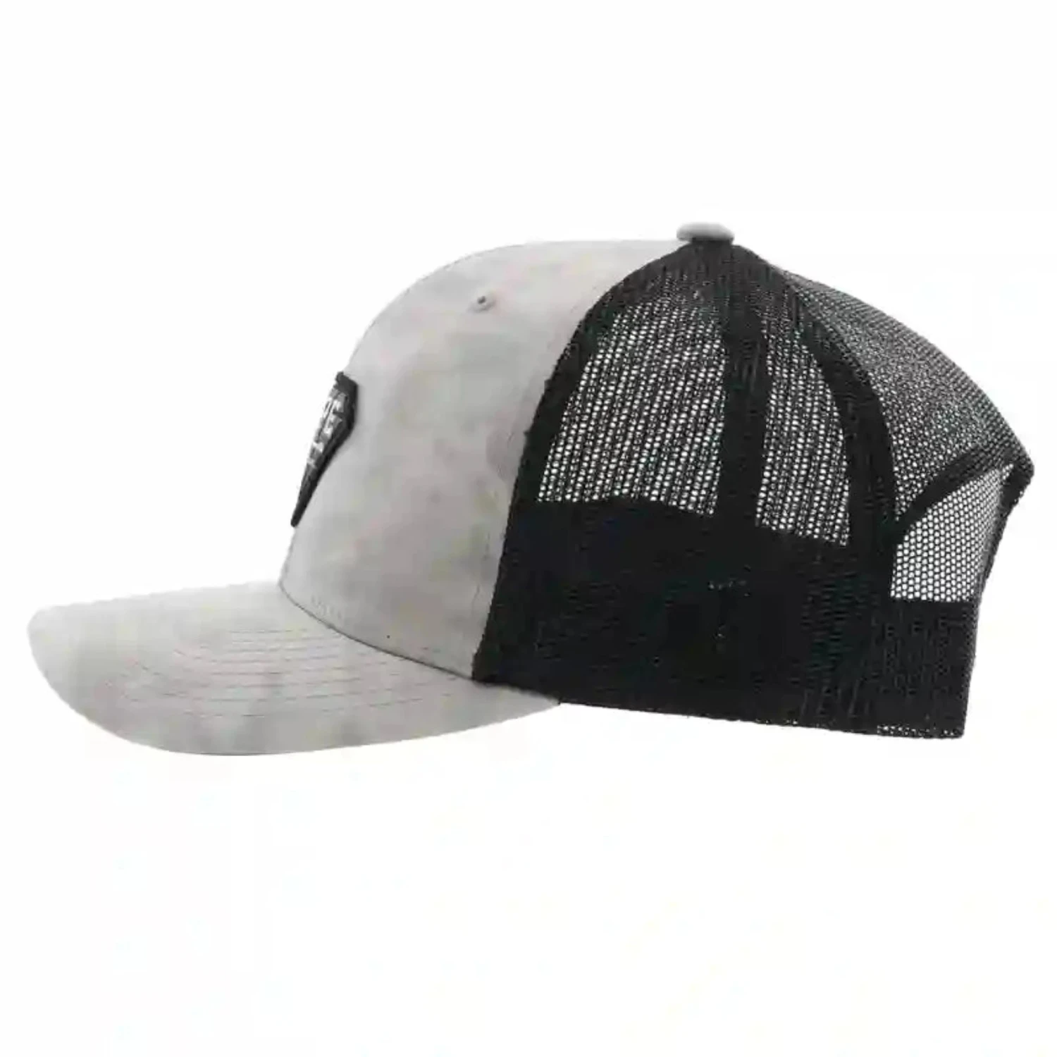 Hooey Mid Profile 2-Tone Grey/Black Cap-RopeLikeAGirl Patch 4 Hooey Mid Profile 2-Tone Grey/Black Cap-RopeLikeAGirl Patch - Image 2
