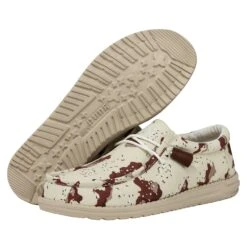 Heydude Hey Dude Men's Wally Ripstop D Camo 23 Heydude Hey Dude Men's Wally Ripstop D Camo -Western Cowboy Equipment 40004 979 WALLYCAMOUFLAGE DESERTCAMO PAIRBOTTOM