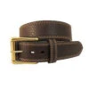 Men's Dark Brown Textured John Deere Belt -Western Cowboy Equipment 4572500