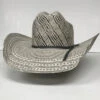 American Two Tone Steel Straw Hat 2 American Two Tone Steel Straw Hat -Western Cowboy Equipment 5100a lo