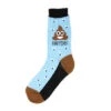 Women's Poop Happens Socks -Western Cowboy Equipment 6924 poop happens flat large