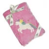Trixie The Unicorn Plush Blanket 2 Trixie The Unicorn Plush Blanket -Western Cowboy Equipment 91661 add ribbon 2