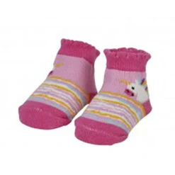 Pink Infant Unicorn Socks