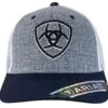 Ariat Men's Grey And Navy Embroidered Cap 1 Ariat Men's Grey And Navy Embroidered Cap -Western Cowboy Equipment A300011403Front 1200x1200 678277b8 0ff3 4e0c a1e7 c0450f4652c5