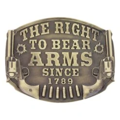 Montana Silversmiths Montana Silver Heritage The Right To Bear Arms Belt Buckle