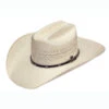 Ariat 20 X Ivory Double S Straw Hat 2 Ariat 20 X Ivory Double S Straw Hat -Western Cowboy Equipment A73118