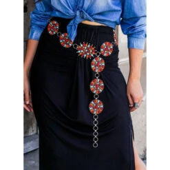 Multi Colored Stone Belt