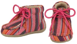 Riley Raspberry Serape Stripe Shoe