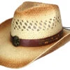 Dallas Hats Raffia Straw Hat -Western Cowboy Equipment Bullet