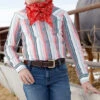 Cinch Cruel Girl Multi Colored Stripe L/S -Western Cowboy Equipment CTW3370010