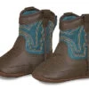 Infant Brown And Green Open Range Baby Boots 2 Infant Brown And Green Open Range Baby Boots -Western Cowboy Equipment DBL Barrel Open Range Baby Bucker prod 55823 l 4422002