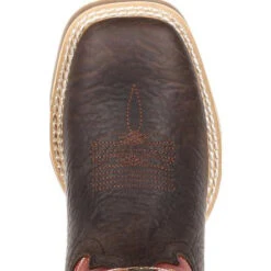 Durango Little Kid's Chestnut And Red Square Toe Boot 11 Durango Little Kid's Chestnut And Red Square Toe Boot -Western Cowboy Equipment DBT0220C 6 LARGE 2481396c 188d 48f1 848f 13e224860335