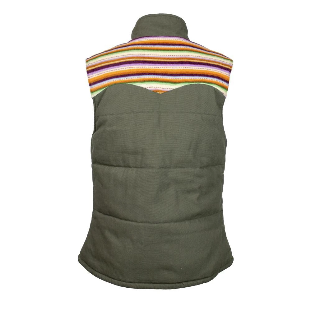 Hooey Girl's Green Serape Vest 4 Hooey Girl's Green Serape Vest - Image 2