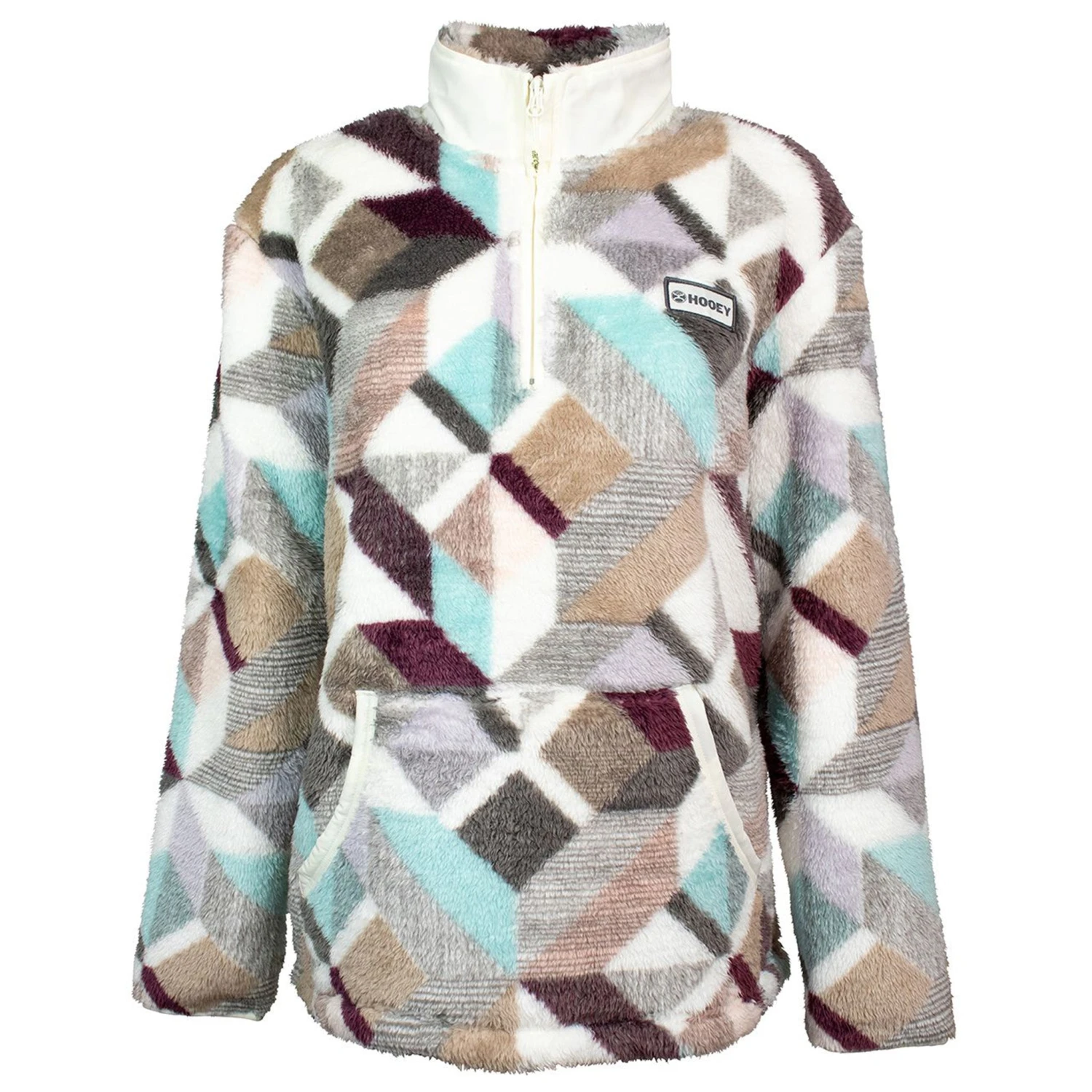 Hooey Youth Cream Print Fleece Pullover 4 Hooey Youth Cream Print Fleece Pullover - Image 2