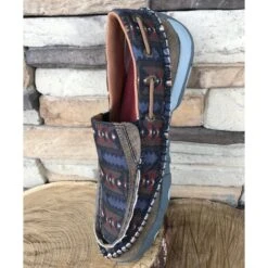 WE Exclusive ~ Twisted X Men's Grey Aztec Slip On Moc 10 WE Exclusive ~ Twisted X Men's Grey Aztec Slip On Moc -Western Cowboy Equipment IMG 0704