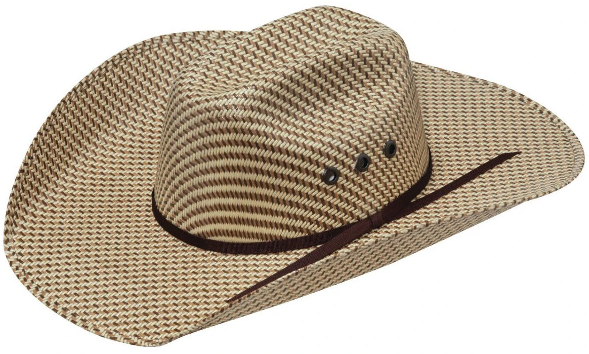 Youth Chocolate/Tan Weave Straw Hat 3 Youth Chocolate/Tan Weave Straw Hat