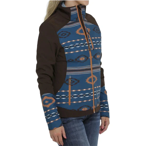 Cinch Womens Brown Aztec Jacket 5 Cinch Womens Brown Aztec Jacket - Image 3