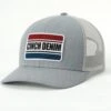 Grey Cinch Denim Patch Trucker Cap 1 Grey Cinch Denim Patch Trucker Cap -Western Cowboy Equipment MCC0800001 1