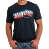 Cinch Men's Heather Navy Tee -Western Cowboy Equipment MTT1690567