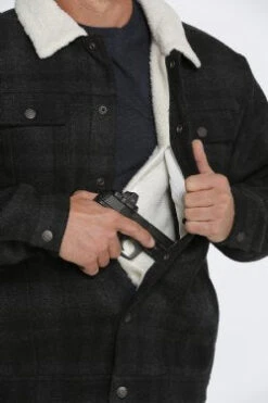 Cinch Black Trucker Jacket -Western Cowboy Equipment MWJ10740042