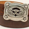 Nocona Kid's Brown Belt With Tooled Buckle -Western Cowboy Equipment Nocona Boys Classic Western Belt prod 64120 l N4428602
