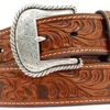 Nocona Men's Chestnut Floral Embossed Belt -Western Cowboy Equipment Nocona Mens Western Belt prod 61971 l N2446008