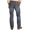Rock & Roll Cowboy Ladder Stitch Double Barrel Jeans -Western Cowboy Equipment RRMD0SR0L5Z 07324