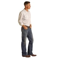 Rock & Roll Double Barrel Boot Cut Jeans 7 Rock & Roll Double Barrel Boot Cut Jeans -Western Cowboy Equipment RRMD0SRZPHb
