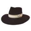 Chocolate Brown Mikah Renegade Felt Hat