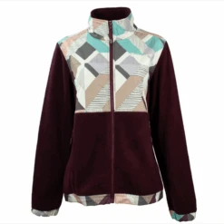 Hooey Youth Burgundy Multi Color Fleece Jacket -Western Cowboy Equipment Screenshot2022 10 10015010